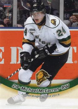 2013-14 Choice London Knights (OHL) #14 Michael McCarron Front