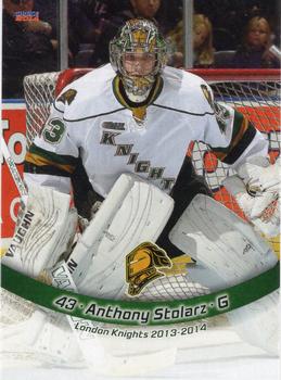 2013-14 Choice London Knights (OHL) #21 Anthony Stolarz Front