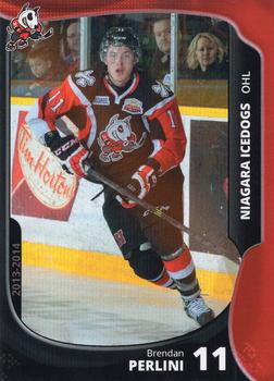 2013-14 Extreme Niagara IceDogs (OHL) #9 Brendan Perlini Front