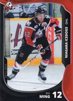 2013-14 Extreme Niagara IceDogs (OHL) #10 Eric Ming Front