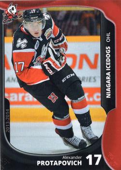 2013-14 Extreme Niagara IceDogs (OHL) #14 Alexander Protapovich Front