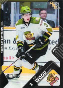 2013-14 Extreme North Bay Battalion (OHL) #3 Kyle Wood Front