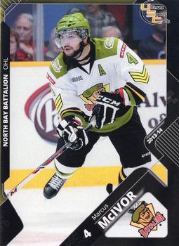 2013-14 Extreme North Bay Battalion (OHL) #4 Marcus McIvor Front