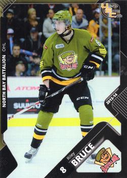 2013-14 Extreme North Bay Battalion (OHL) #7 Riley Bruce Front