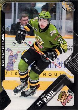 2013-14 Extreme North Bay Battalion (OHL) #17 Nick Paul Front