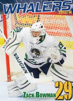 2013-14 BD's Mongolian Grill Plymouth Whalers (OHL) #2 Zach Bowman Front