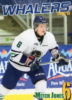2013-14 BD's Mongolian Grill Plymouth Whalers (OHL) #10 Mitch Jones Front