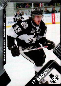 2013-14 Extreme Blainville-Boisbriand Armada (QMJHL) #17 Tyler Brown Front