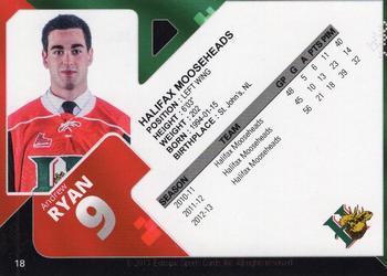 2013-14 Extreme Halifax Mooseheads (QMJHL) #18 Andrew Ryan Back