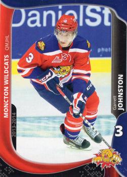 2013-14 Extreme Moncton Wildcats (QMJHL) #22 Garrett Johnston Front
