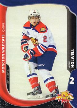 2013-14 Extreme Moncton Wildcats (QMJHL) #23 Adam Holwell Front