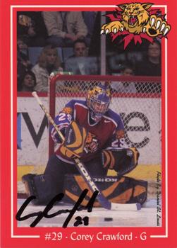 2002-03 Moncton Wildcats (QMJHL) #6 Corey Crawford Front