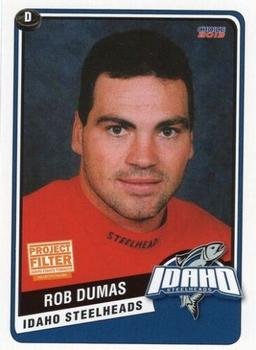 2013-14 Choice Idaho Steelheads (ECHL) 20 Greats #6 Rob Dumas Front
