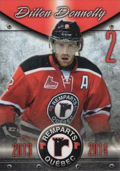 2013-14 Quebec Remparts (QMJHL) #NNO Dillon Donnelly Front