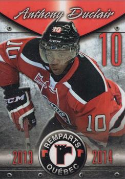 2013-14 Quebec Remparts (QMJHL) #NNO Anthony Duclair Front