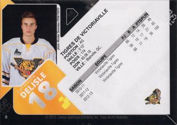 2013-14 Extreme Victoriaville Tigres (QMJHL) #9 Carl-Antoine Delisle Back