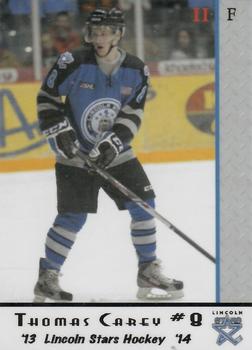 2013-14 Lincoln Stars (USHL) Series 2 #34 Thomas Carey Front