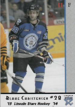 2013-14 Lincoln Stars (USHL) Series 2 #51 Blake Christensen Front