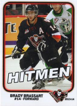 2013-14 Calgary Hitmen (WHL) #NNO Brady Brassart Front