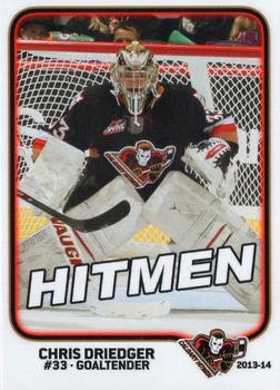 2013-14 Calgary Hitmen (WHL) #NNO Chris Driedger Front