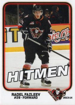2013-14 Calgary Hitmen (WHL) #NNO Radel Fazleev Front