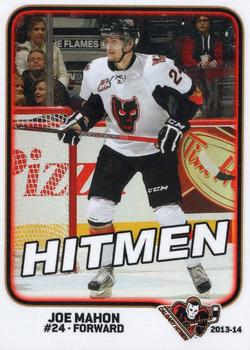 2013-14 Calgary Hitmen (WHL) #NNO Joe Mahon Front