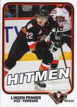 2013-14 Calgary Hitmen (WHL) #NNO Linden Penner Front