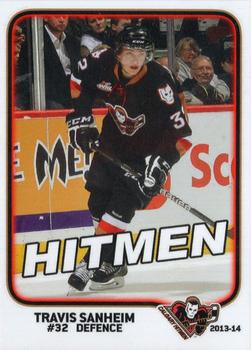 2013-14 Calgary Hitmen (WHL) #NNO Travis Sanheim Front