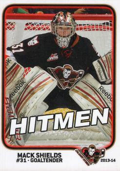 2013-14 Calgary Hitmen (WHL) #NNO Mack Shields Front