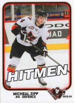 2013-14 Calgary Hitmen (WHL) #NNO Michael Zipp Front
