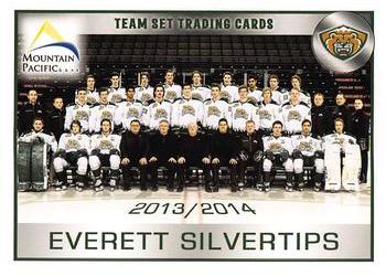 2013-14 Grandstand Everett Silvertips (WHL) #NNO Header Card Front
