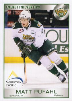 2013-14 Grandstand Everett Silvertips (WHL) #NNO Matthew Pufahl Front