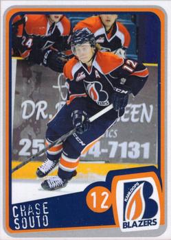 2013-14 Kamloops Blazers (WHL) #5 Chase Souto Front