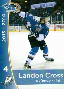 2013-14 Kootenay Ice (WHL) #NNO Landon Cross Front