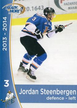 2013-14 Kootenay Ice (WHL) #NNO Jordan Steenbergen Front
