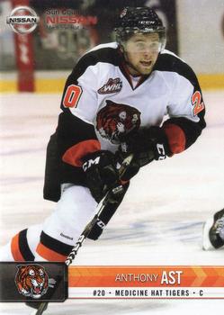 2013-14 Medicine Hat Tigers (WHL) #NNO Anthony Ast Front
