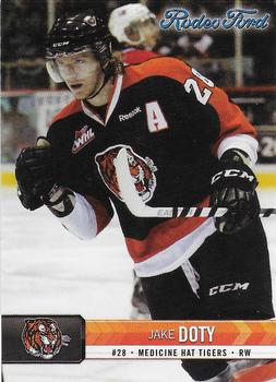2013-14 Medicine Hat Tigers (WHL) #NNO Jacob Doty Front