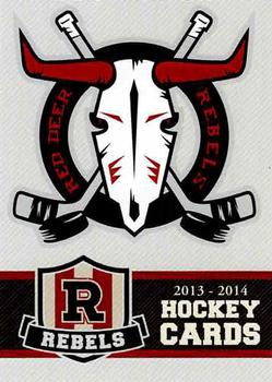 2013-14 Red Deer Rebels (WHL) #NNO Header Card Front