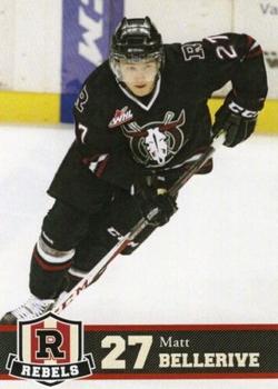 2013-14 Red Deer Rebels (WHL) #NNO Matt Bellerive Front