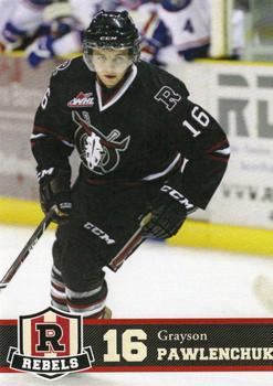 2013-14 Red Deer Rebels (WHL) #NNO Grayson Pawlenchuk Front