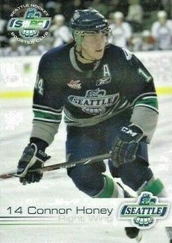 2013-14 Booster Club Seattle Thunderbirds (WHL) #NNO Connor Honey Front