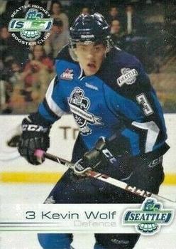 2013-14 Booster Club Seattle Thunderbirds (WHL) #NNO Kevin Wolf Front