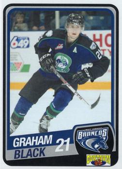 2013-14 Swift Current Broncos (WHL) #9 Graham Black Front
