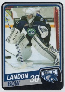 2013-14 Swift Current Broncos (WHL) #23 Landon Bow Front