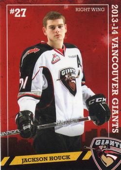 2013-14 Vancouver Giants (WHL) #NNO Jackson Houck Front
