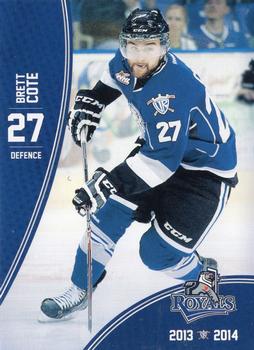 2013-14 Victoria Royals (WHL) #8 Brett Cote Front