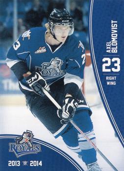 2013-14 Victoria Royals (WHL) #12 Axel Blomqvist Front