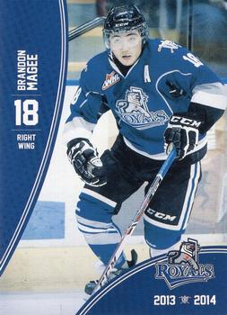 2013-14 Victoria Royals (WHL) #14 Brandon Magee Front