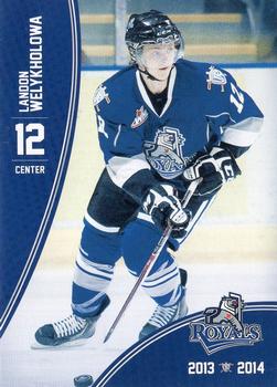 2013-14 Victoria Royals (WHL) #17 Landon Welykholowa Front