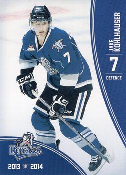 2013-14 Victoria Royals (WHL) #22 Jake Kohlhauser Front